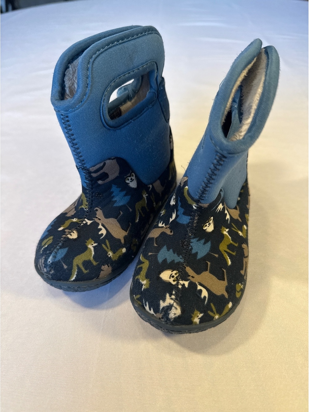 Bogs Woodland Blue Toddler Waterproof Boots Size 6